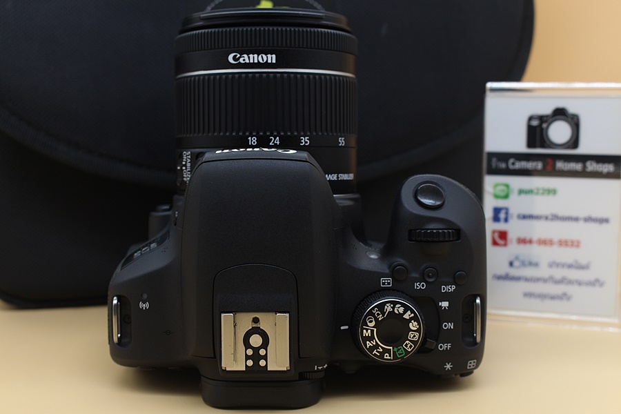 ขาย Canon EOS 800D + Lens EF-S 18-55mm IS STM อดีตประกันร้าน สภาพสวยใหม่ เมนูไทย ชัตเตอร์ 7,013รูป มีWiFiในตัว อุปกรณ์พร้อมกระเป๋า  อุปกรณ์และรายละเอียดของ